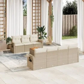 Garden sofa set with beige cushions 8 pcs PE rattan by , Modular outdoor sofas - Ref: Foro24-3224469, Price: 568,25 €, Discou...