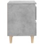 Nachttische mit Beinen 2 Stück graues Kiefernholz 40x35x50 cm von vidaXL, Nachttische - Ref: Foro24-805860, Preis: 73,82 €, R...