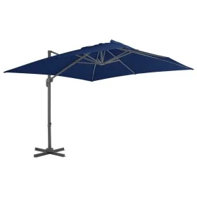 Cantilever parasol with light blue aluminum pole 3x3 m by vidaXL, Umbrellas - Ref: Foro24-47002, Price: 172,99 €, Discount: %
