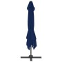 Sombrilla voladiza con poste de aluminio azul celeste 3x3 m de vidaXL, Sombrillas - Ref: Foro24-47002, Precio: 174,40 €, Desc...