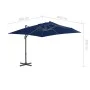 Ampelschirm mit hellblauem Aluminiummast 3x3 m von vidaXL, Sonnenschirme - Ref: Foro24-47002, Preis: 172,28 €, Rabatt: %