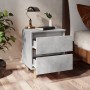 Nachttische mit Beinen 2 Stück graues Kiefernholz 40x35x50 cm von vidaXL, Nachttische - Ref: Foro24-805860, Preis: 73,82 €, R...