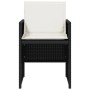 Set de muebles jardín 5 pzas con cojines ratán sintético negro de , Conjuntos de jardín - Ref: Foro24-365080, Precio: 196,47 €
