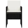 Set de muebles jardín 5 pzas con cojines ratán sintético negro de , Conjuntos de jardín - Ref: Foro24-365080, Precio: 193,35 ...