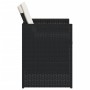 Set de muebles jardín 5 pzas con cojines ratán sintético negro de , Conjuntos de jardín - Ref: Foro24-365080, Precio: 196,47 €