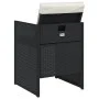 Set de muebles jardín 5 pzas con cojines ratán sintético negro de , Conjuntos de jardín - Ref: Foro24-365080, Precio: 193,35 ...