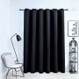 Blackout curtain with black metal rings 290x245 cm by vidaXL, Curtains and curtains - Ref: Foro24-134413, Price: 44,84 €, Dis...