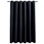 Blackout curtain with black metal rings 290x245 cm by vidaXL, Curtains and curtains - Ref: Foro24-134413, Price: 44,84 €, Dis...