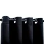 Blackout curtain with black metal rings 290x245 cm by vidaXL, Curtains and curtains - Ref: Foro24-134413, Price: 44,84 €, Dis...