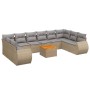 11-piece garden sofa set with beige synthetic rattan cushions by , Garden sets - Ref: Foro24-3225177, Price: 690,09 €, Discou...