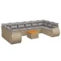 11-piece garden sofa set with beige synthetic rattan cushions by , Garden sets - Ref: Foro24-3225177, Price: 690,90 €, Discou...
