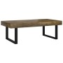 Couchtisch aus MDF und dunkelbraunem und schwarzem Eisen 120x60x40 cm von vidaXL, Couchtisch - Ref: Foro24-286103, Preis: 108...