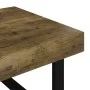 Couchtisch aus MDF und dunkelbraunem und schwarzem Eisen 120x60x40 cm von vidaXL, Couchtisch - Ref: Foro24-286103, Preis: 104...