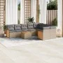 Garden sofa set with beige cushions 10 pieces synthetic rattan by , Garden sets - Ref: Foro24-3227991, Price: 614,40 €, Disco...