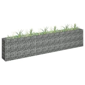 Gabionenbett aus verzinktem Stahl, 270 x 30 x 60 cm von vidaXL, Töpfe und Pflanzgefäße - Ref: Foro24-145638, Preis: 79,09 €, ...