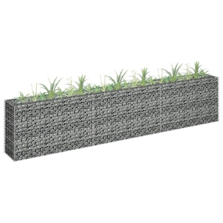 Gabionenbett aus verzinktem Stahl, 270 x 30 x 60 cm von vidaXL, Töpfe und Pflanzgefäße - Ref: Foro24-145638, Preis: 83,84 €, ...