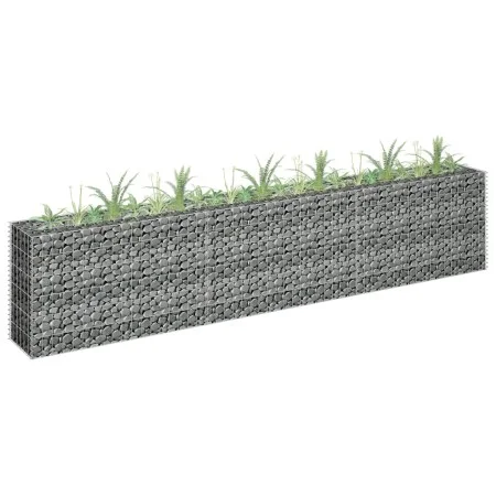 Gabionenbett aus verzinktem Stahl, 270 x 30 x 60 cm von vidaXL, Töpfe und Pflanzgefäße - Ref: Foro24-145638, Preis: 79,09 €, ...