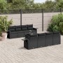 8-piece garden sofa set and black synthetic rattan cushions by , Garden sets - Ref: Foro24-3252282, Price: 613,70 €, Discount: %