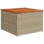 Gartensofa-Set mit beigen Kissen, 10-teilig, synthetisches Rattan von , Gartensets - Ref: Foro24-3228088, Preis: 639,05 €, Ra...