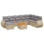 9-piece garden sofa set with beige synthetic rattan cushions by , Garden sets - Ref: Foro24-3225142, Price: 564,67 €, Discoun...