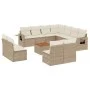 12-piece garden sofa set and brown synthetic rattan cushions by , Modular outdoor sofas - Ref: Foro24-3224623, Price: 783,32 ...