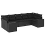 7-piece garden dining set and black synthetic rattan cushions by , Garden sets - Ref: Foro24-3222984, Price: 550,70 €, Discou...