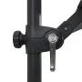 Sombrilla voladiza con luces LED y poste acero gris 250x250 cm de vidaXL, Sombrillas - Ref: Foro24-46994, Precio: 88,87 €, De...