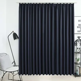 Blackout curtain with anthracite gray hooks 290x245 cm by vidaXL, Curtains and curtains - Ref: Foro24-134425, Price: 34,50 €,...
