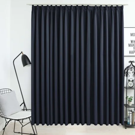Blackout curtain with anthracite gray hooks 290x245 cm by vidaXL, Curtains and curtains - Ref: Foro24-134425, Price: 34,50 €,...