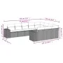 Gartensofa-Set mit beigen Kissen, 10-teilig, synthetisches Rattan von , Gartensets - Ref: Foro24-3223087, Preis: 691,64 €, Ra...