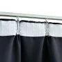 Blackout curtain with anthracite gray hooks 290x245 cm by vidaXL, Curtains and curtains - Ref: Foro24-134425, Price: 34,50 €,...