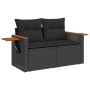 6-piece garden sofa set and black synthetic rattan cushions by , Garden sets - Ref: Foro24-3226825, Price: 410,32 €, Discount: %