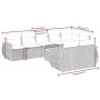 9-teiliges Gartensofa-Set mit beigen synthetischen Rattankissen von , Gartensets - Ref: Foro24-3225093, Preis: 635,02 €, Raba...