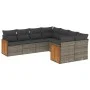 8-piece garden sofa set and gray synthetic rattan cushions by , Garden sets - Ref: Foro24-3228237, Price: 501,12 €, Discount: %