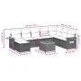 9-piece garden sofa set with beige synthetic rattan cushions by , Garden sets - Ref: Foro24-3227094, Price: 630,24 €, Discoun...