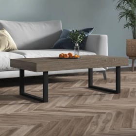 Couchtisch aus MDF und grauem und schwarzem Eisen, 120 x 60 x 40 cm von vidaXL, Couchtisch - Ref: Foro24-286104, Preis: 124,2...