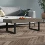 MDF and gray and black iron coffee table 120x60x40 cm by vidaXL, Coffee table - Ref: Foro24-286104, Price: 122,72 €, Discount: %