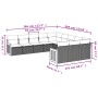 11-teiliges Gartensofa-Set mit beigen synthetischen Rattankissen von , Gartensets - Ref: Foro24-3228110, Preis: 675,11 €, Rab...