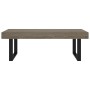 Mesa de centro MDF y hierro gris y negro 120x60x40 cm de vidaXL, Mesas de centro - Ref: Foro24-286104, Precio: 124,13 €, Desc...