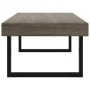 MDF and gray and black iron coffee table 120x60x40 cm by vidaXL, Coffee table - Ref: Foro24-286104, Price: 122,72 €, Discount: %