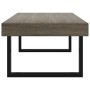 Mesa de centro MDF y hierro gris y negro 120x60x40 cm de vidaXL, Mesas de centro - Ref: Foro24-286104, Precio: 124,13 €, Desc...