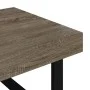 MDF and gray and black iron coffee table 120x60x40 cm by vidaXL, Coffee table - Ref: Foro24-286104, Price: 122,72 €, Discount: %