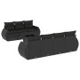 8-teiliges Gartensofa-Set und schwarze synthetische Rattankissen von , Gartensets - Ref: Foro24-3221124, Preis: 528,39 €, Rab...