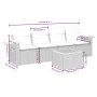 Garden sofa set with cushions 5 pieces beige synthetic rattan by , Garden sets - Ref: Foro24-3226618, Price: 362,10 €, Discou...