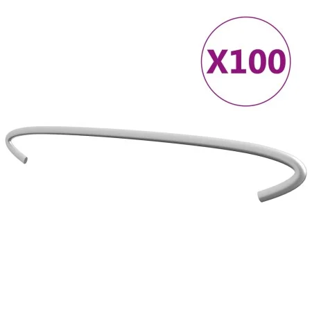 Gabionenhaken 100 Stück verzinkter Stahl 30 cm von vidaXL, Zubehör für Tore und Zäune - Ref: Foro24-145622, Preis: 27,76 €, R...