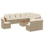 11-piece garden sofa set with beige synthetic rattan cushions by , Garden sets - Ref: Foro24-3227759, Price: 690,08 €, Discou...