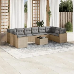 11-piece garden sofa set with beige synthetic rattan cushions by , Modular outdoor sofas - Ref: Foro24-3251816, Price: 697,01...