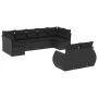 8-piece garden sofa set and black synthetic rattan cushions by , Garden sets - Ref: Foro24-3254152, Price: 593,64 €, Discount: %