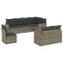 8-piece garden sofa set and gray synthetic rattan cushions by , Garden sets - Ref: Foro24-3258567, Price: 519,02 €, Discount: %