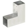 L-Pfostenverbinder, 4 Stück, verzinktes Metall, 71 x 71 mm von vidaXL, Zaunpfosten - Ref: Foro24-145454, Preis: 47,09 €, Raba...